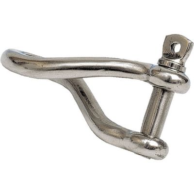 D-sjakkel, vridd, syrefast 6mm