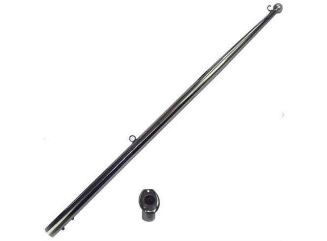 Hovedbilde Flaggstang m/holder Syrefast 316, 90 cm