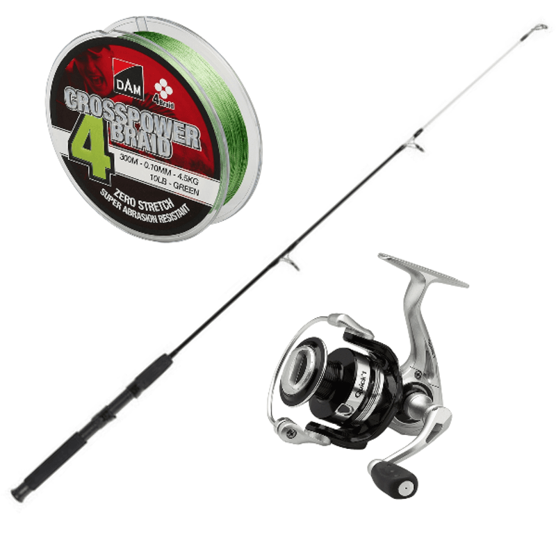 Lawson Sea Fighter 3,7´ 25-150gr / Dam Quick 1 5000 FD