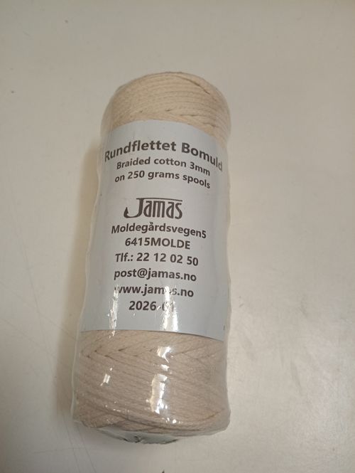 Huvudbild James Rundflätad Bomull