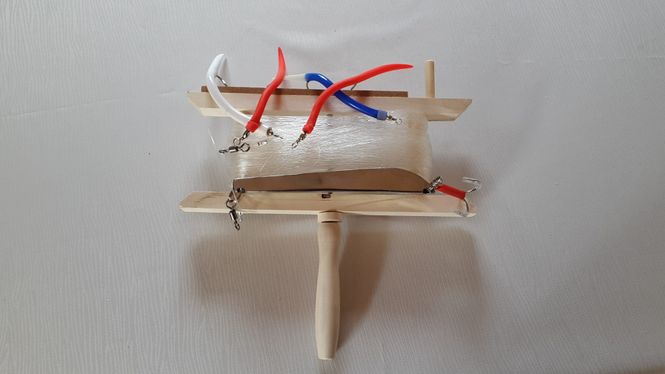 Hovedbilde Havpilke snøre med 350g svenspilk og 4 stk 8/0 ...