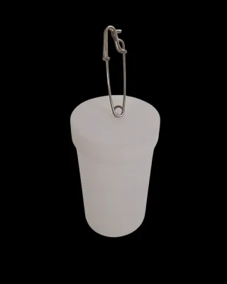 Bait box for pots w/ Line clip
