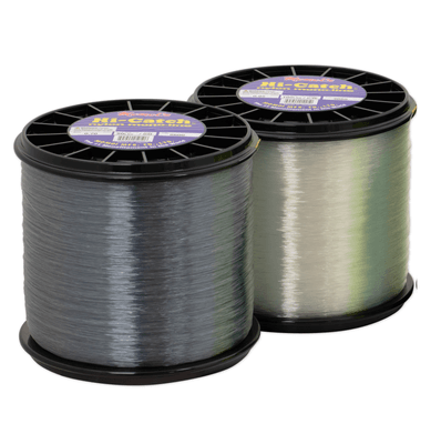 Momoi HI-CATCH Nylon Topshot 150lb 1,28mm 1650yards Smoke blue